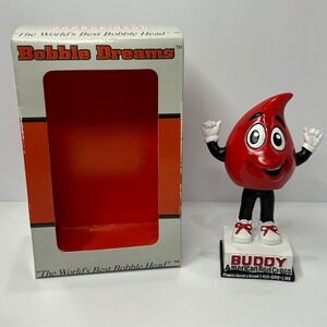 American Red Cross Buddy Blood Drop Bobblehead Mascot Bobble Dreams with Box